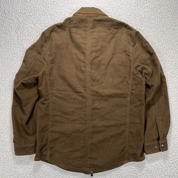 Tommy Bahama Mens M Brown Jacket Soft Brushed Coastal Casual Earth Tone Fall Fit - Picture 9 of 9